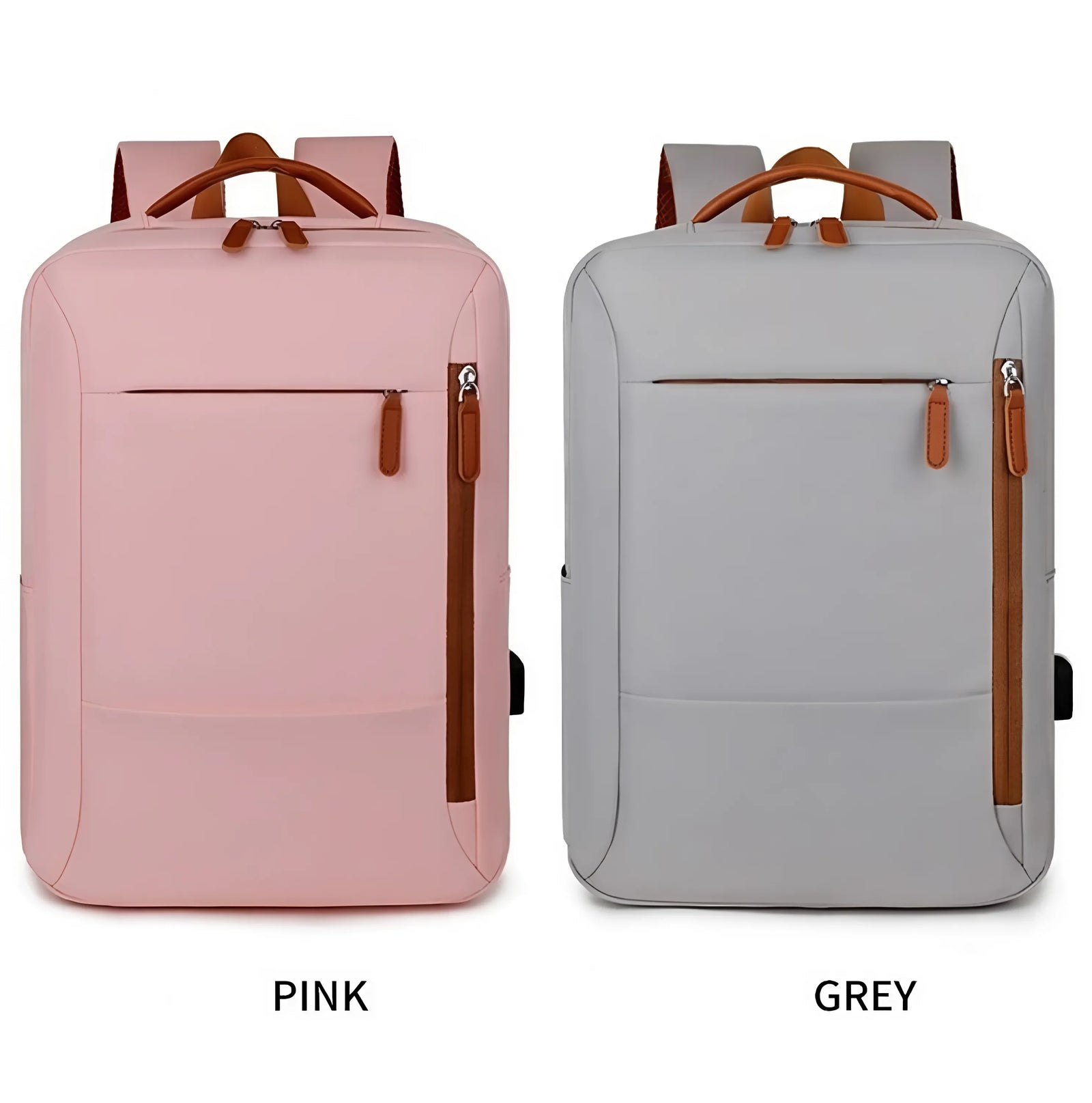 Travel laptop backpack USB charging port