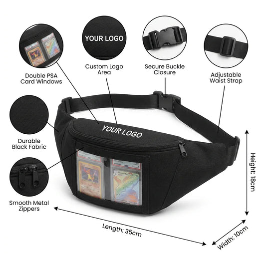 Backper Auriga Clear-Window Graded Card Display Bag — crossbody wear