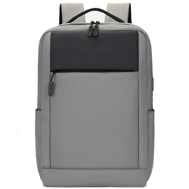 Multifunctional USB laptop backpack front view