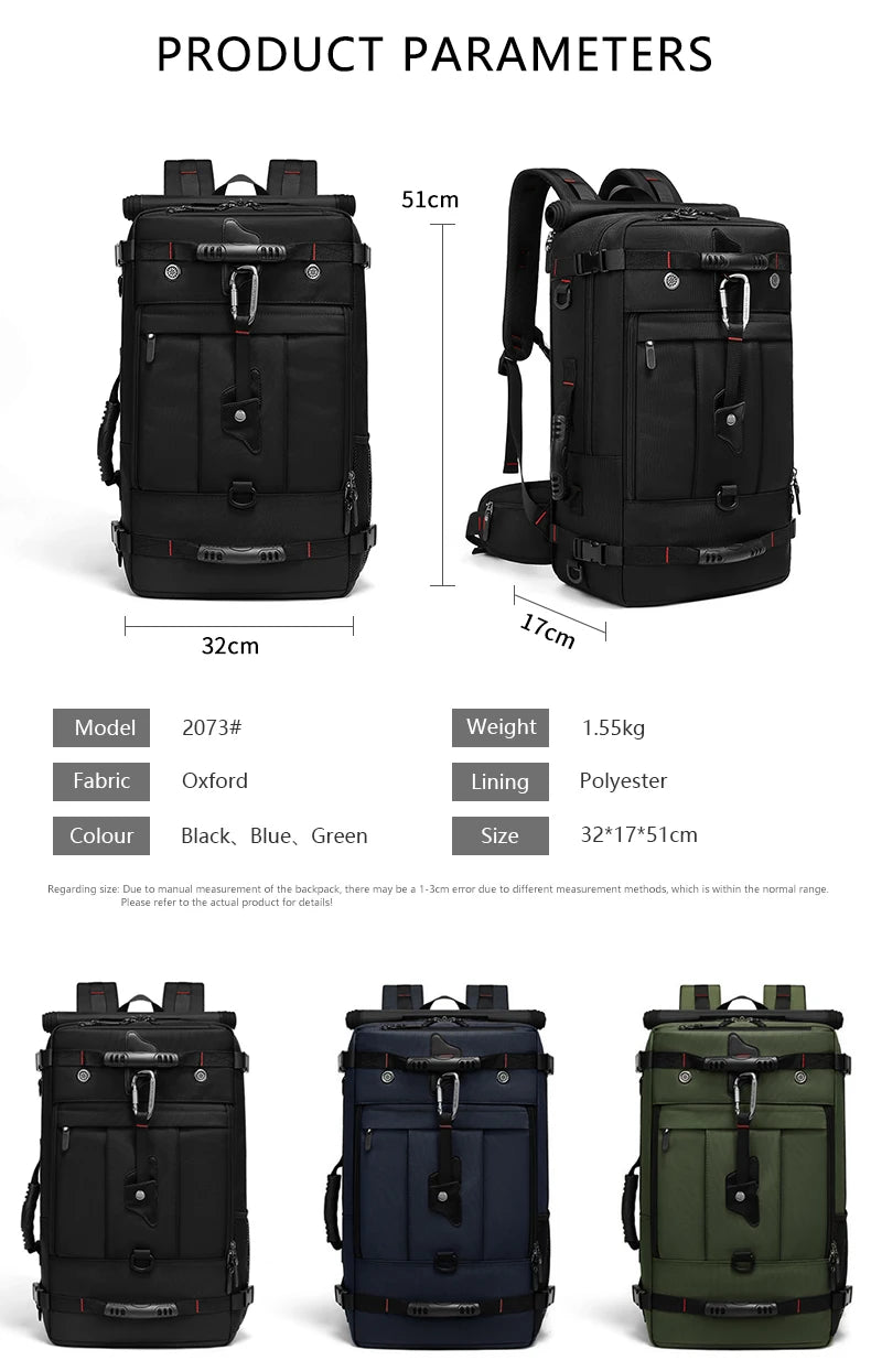 Mingao 2073 Waterproof Trekking Hiking Travel Backpack - detail 1