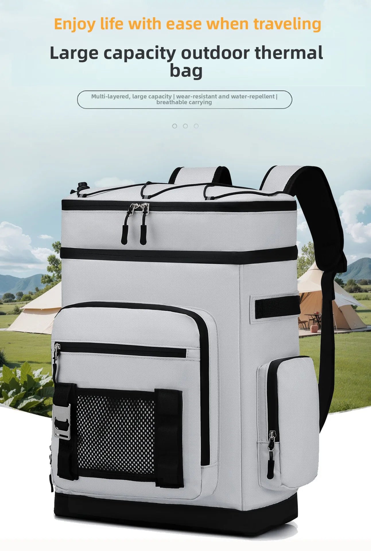Keman KMA675-2 30L Camping Cooler Backpack