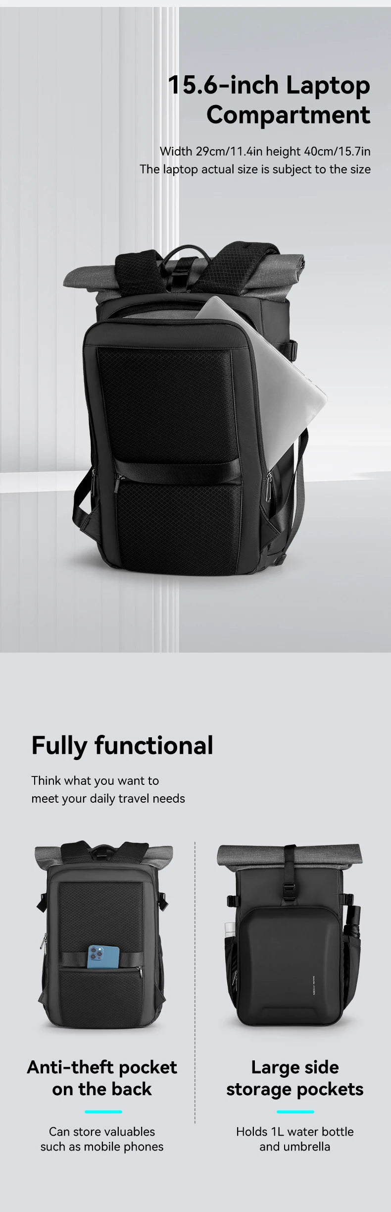 Mark Ryden Volans MR2913 Travel Oxford Backpack