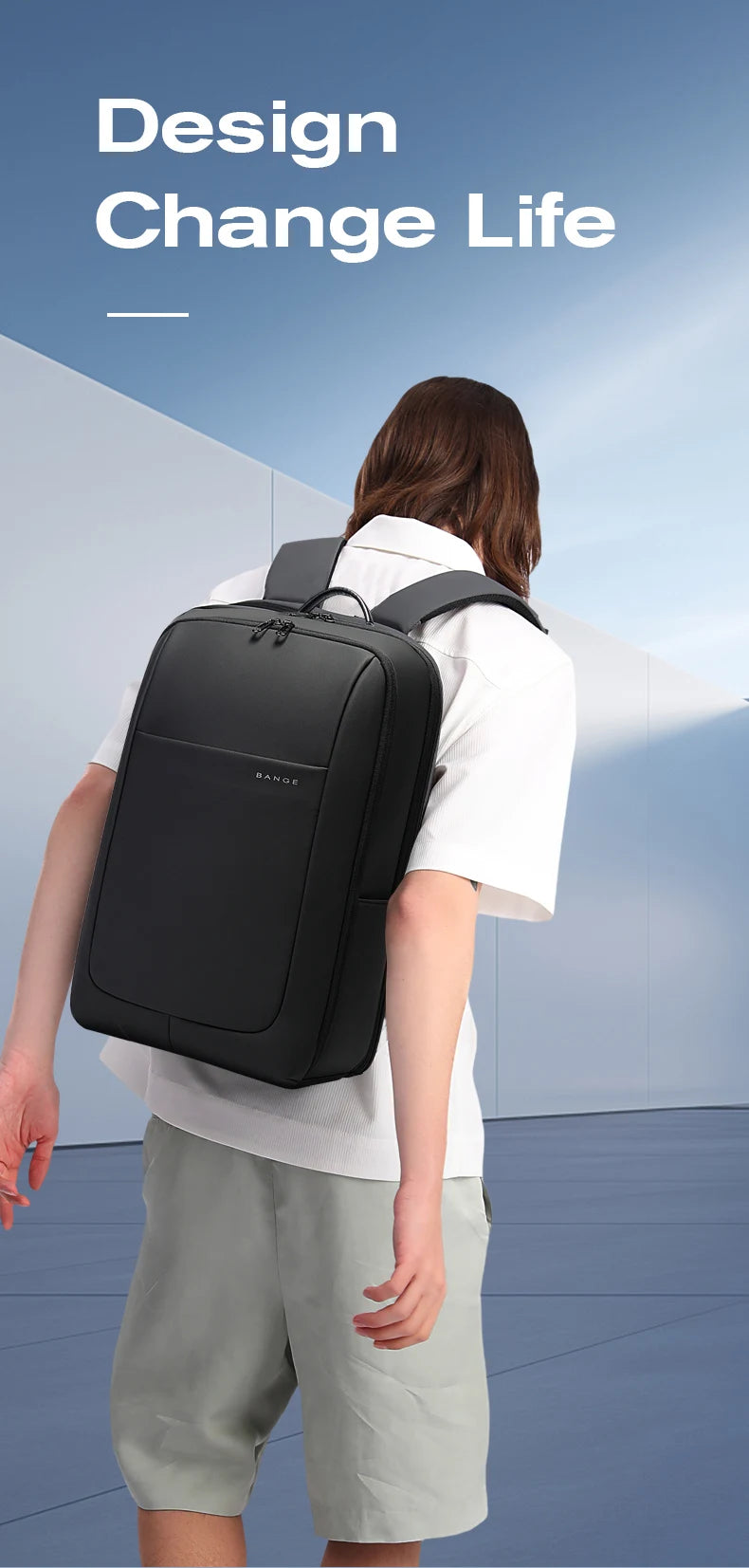 Bange Sequoia 2952 Modern Polyester Backpack