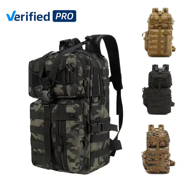 Hong BM-24M637 30L Waterproof Nylon Tactical Backpack