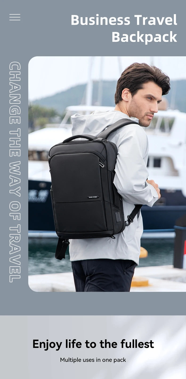 Mark Ryden Caelum MR9533 Travel Oxford Backpack