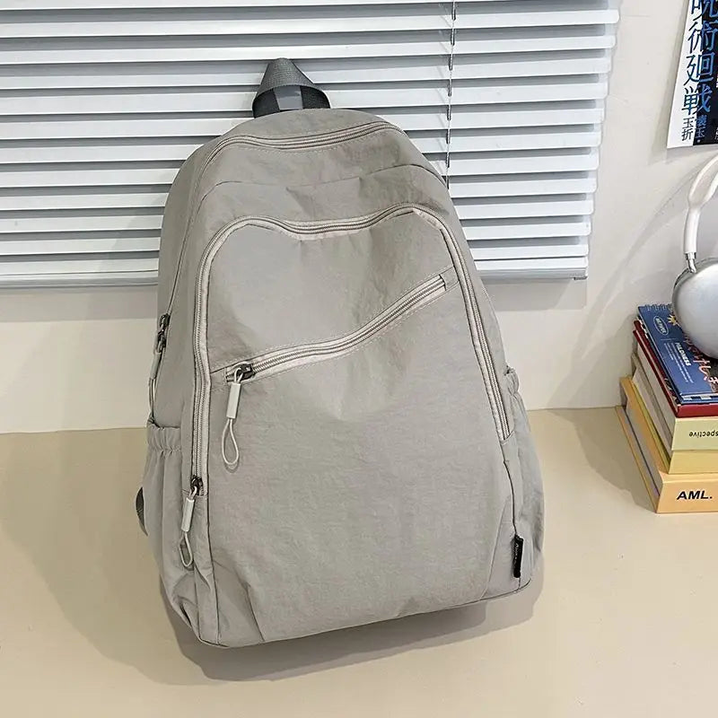 Ruby college backpack interior