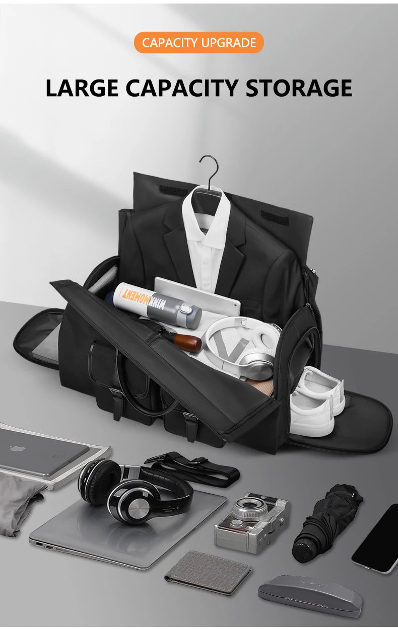 Mingao 208 Oxford Travel Duffle Bag with Shoe Compartment - detail 5