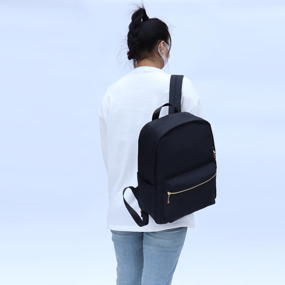 Backper Aquila KM2689 nylon laptop backpack detail