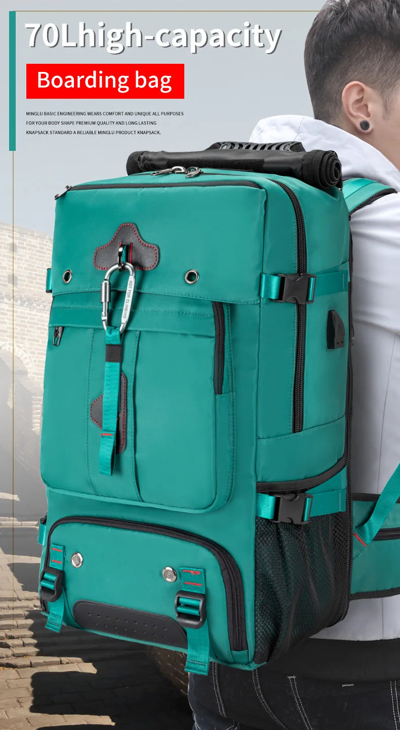 Mingao 2070-1 70L Waterproof Nylon Travel Backpack - detail 1