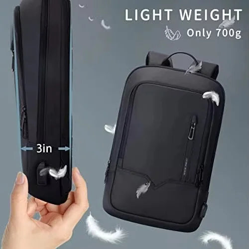 Autonoe slim business backpack detail