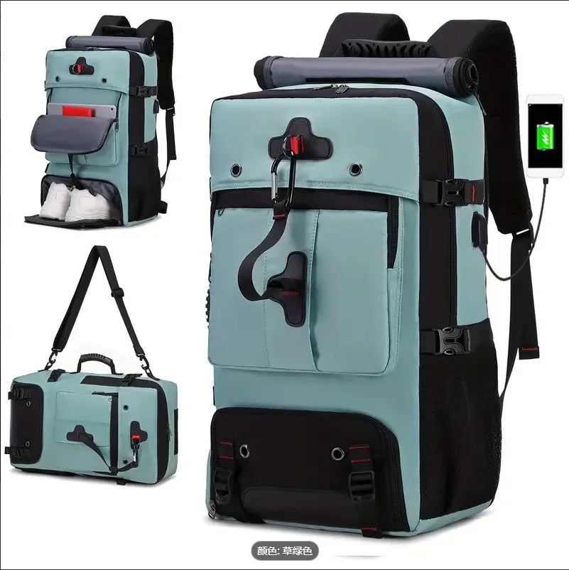 Skoll travel backpack compartments