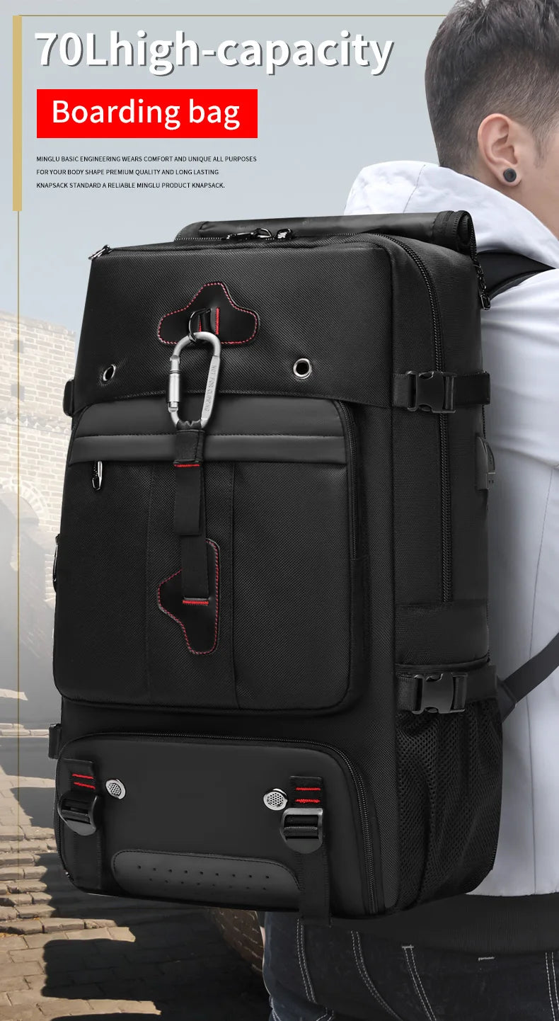 Mingao 2070 70L Waterproof Tactical Travel Backpack - detail 3