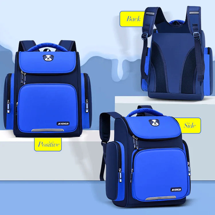 Keman KMBC1007-1 Cartoon Boys Waterproof School Backpack