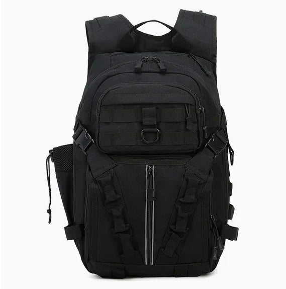 Tactical hiking backpack pocket detail