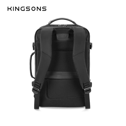 Kingsons USB charging travel backpack — side detail