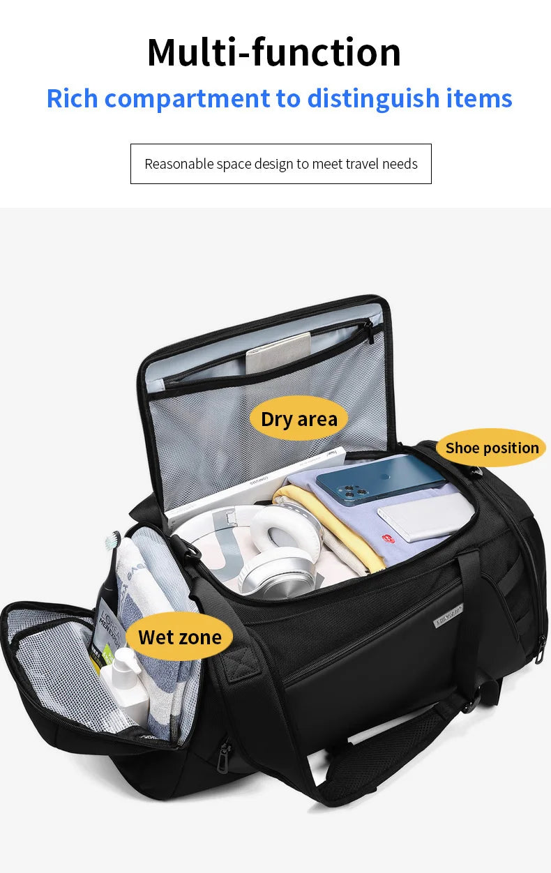 Mingao 1917 Waterproof Sports Gym Duffle Bag - detail 3