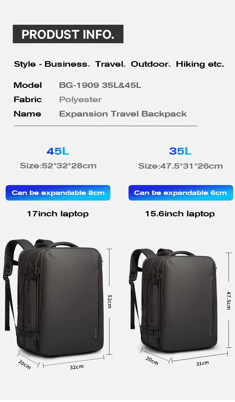Bange Halo 1909-8 Waterproof Polyester Backpack