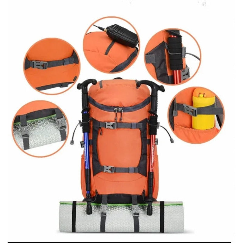 Multifunctional outdoor sports backpack front view