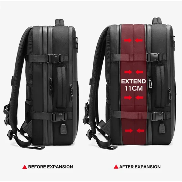 Helene travel backpack detail