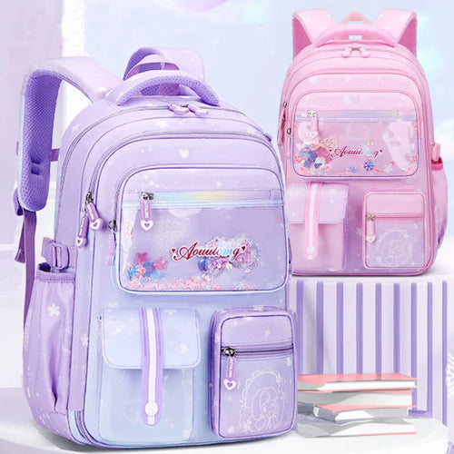 Keman KM-K092 Cartoon Girls School Backpack 1