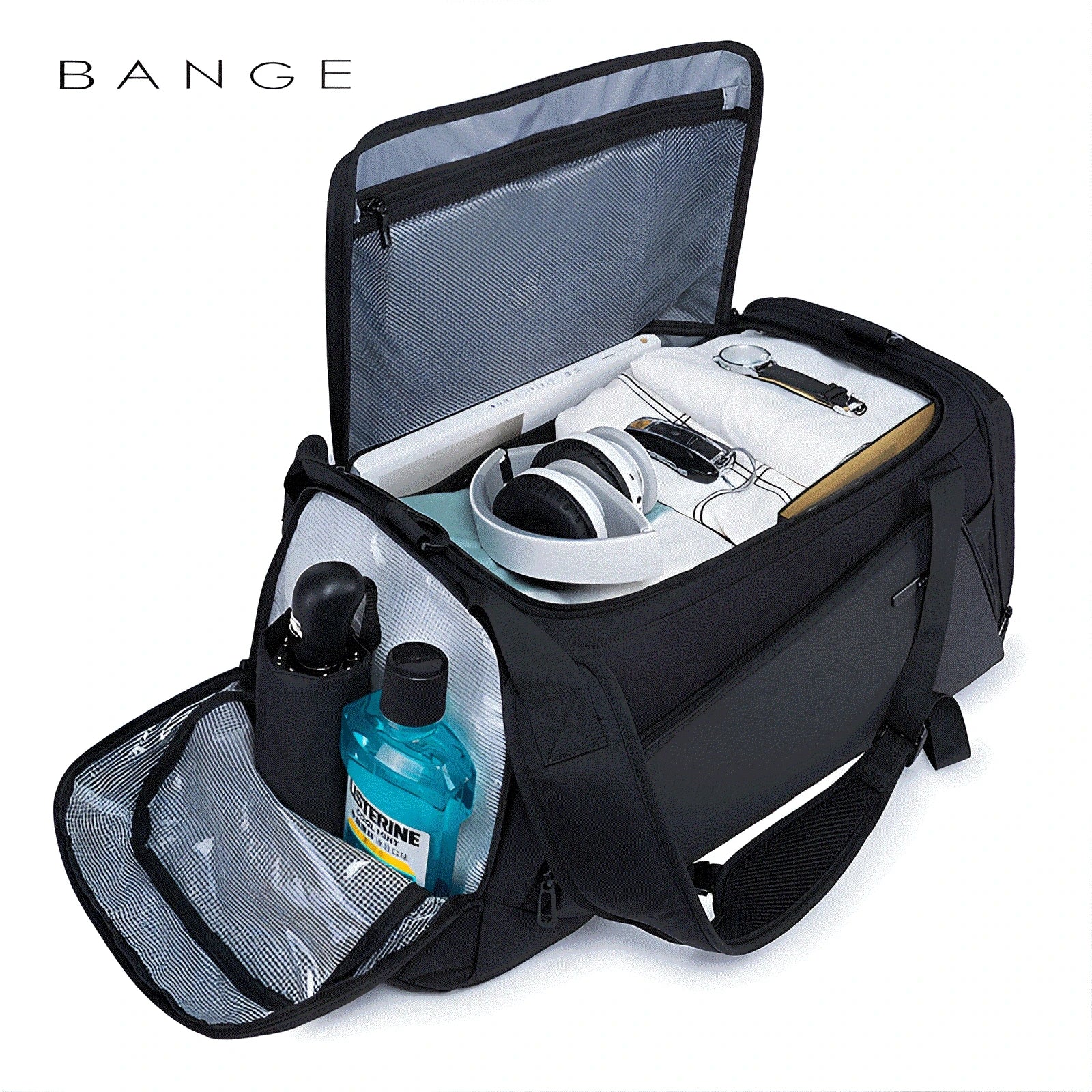 Backper Catalyst Waterproof Polyester Sling Bag — interior compartment