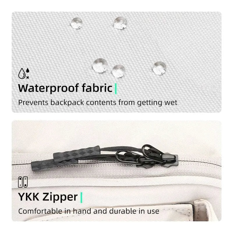 Backper Pisces Travel Oxford Backpack — feature detail