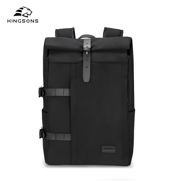 Kingsons Roll-Top Anti-Theft RPET Backpack