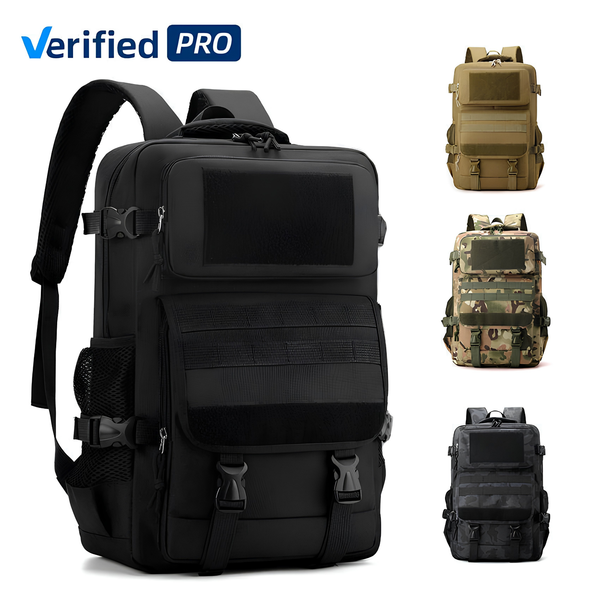 Hong 35L Expandable Anti-Theft Tactical Travel Backpack - enhanced