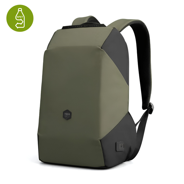 Kingsons K9751W anti-theft USB travel backpack — front view (enhanced)