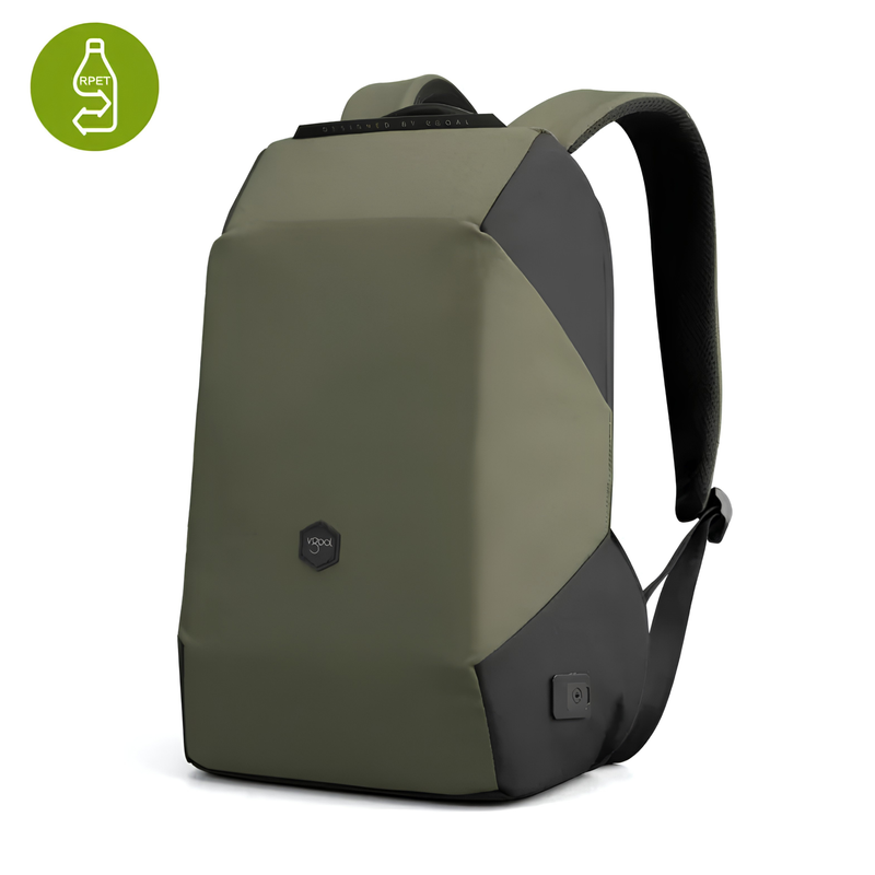 Kingsons K9751W anti-theft USB travel backpack — front view (enhanced)