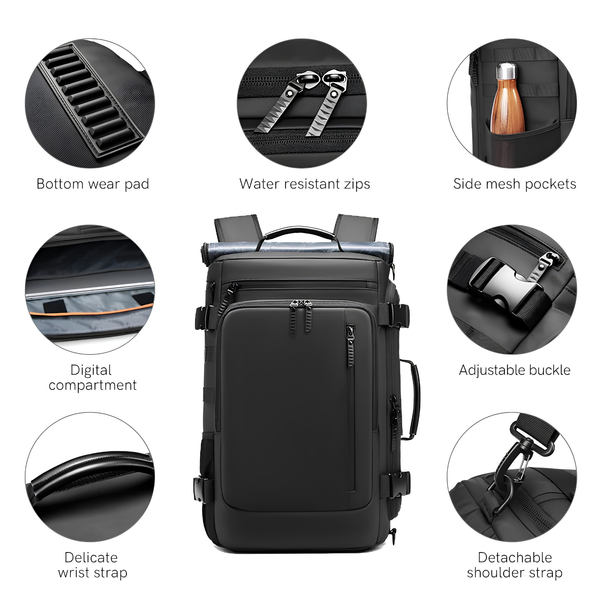 Kingsons 39L Waterproof 17" Outdoor Backpack