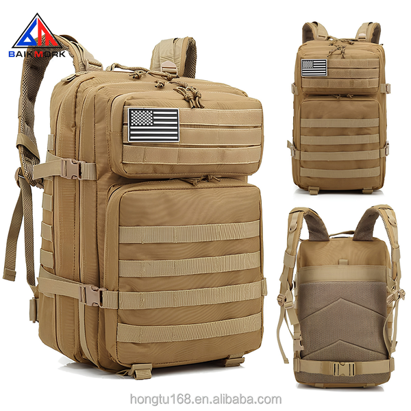 36-56L Waterproof Tactical Travel Backpack