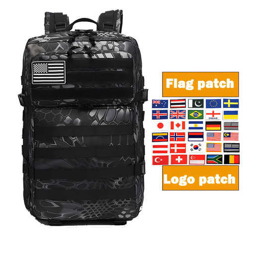 45L Waterproof Camouflage Tactical Backpack
