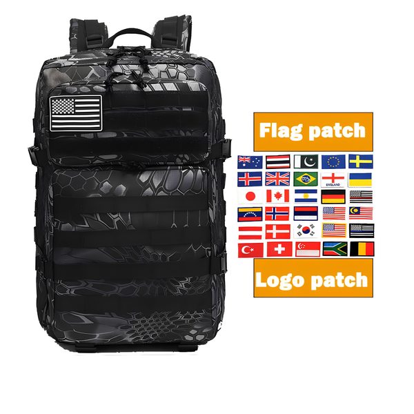 45L Waterproof Camouflage Tactical Backpack