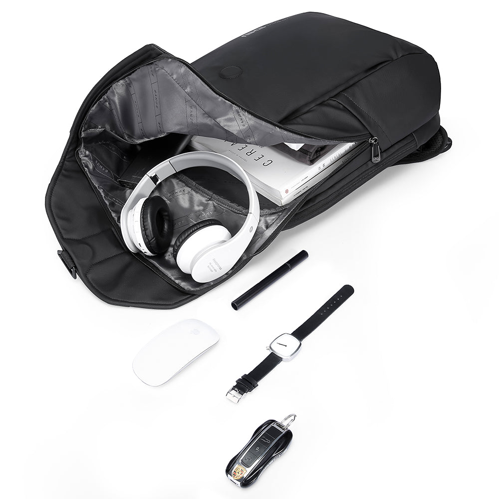 Backper Glacier Modern Polyester Backpack — size reference