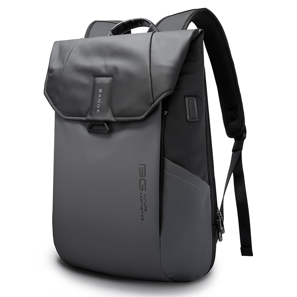 Backper Glacier Modern Polyester Backpack — top view