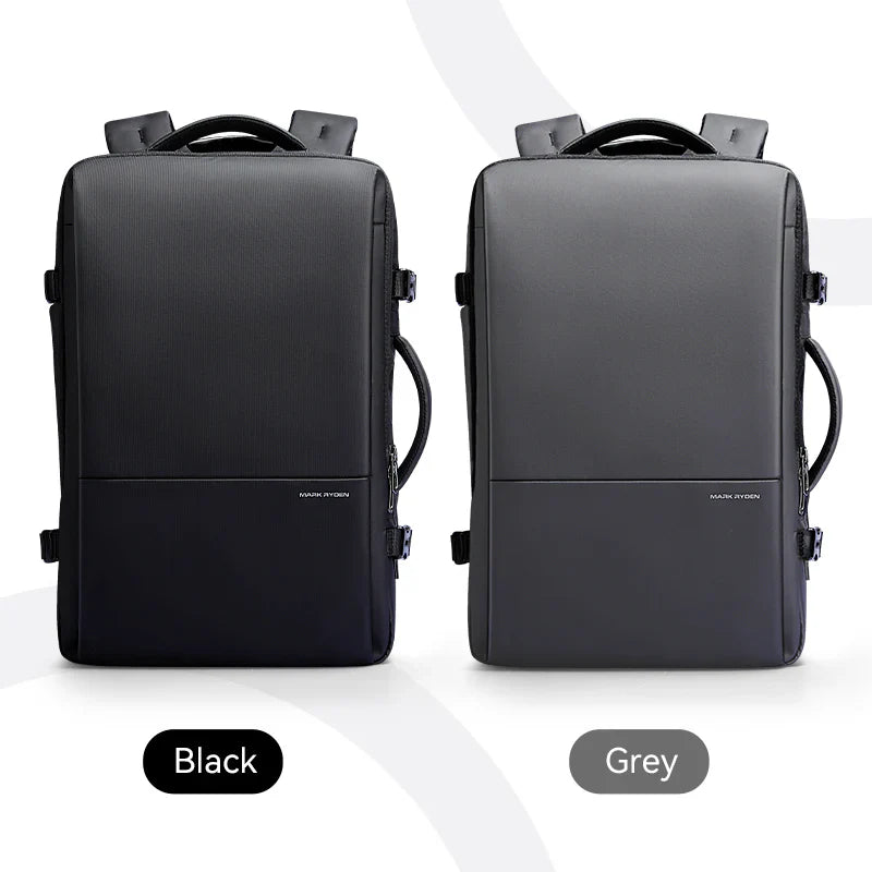Backper Polar Anti-Theft Oxford Backpack — open view
