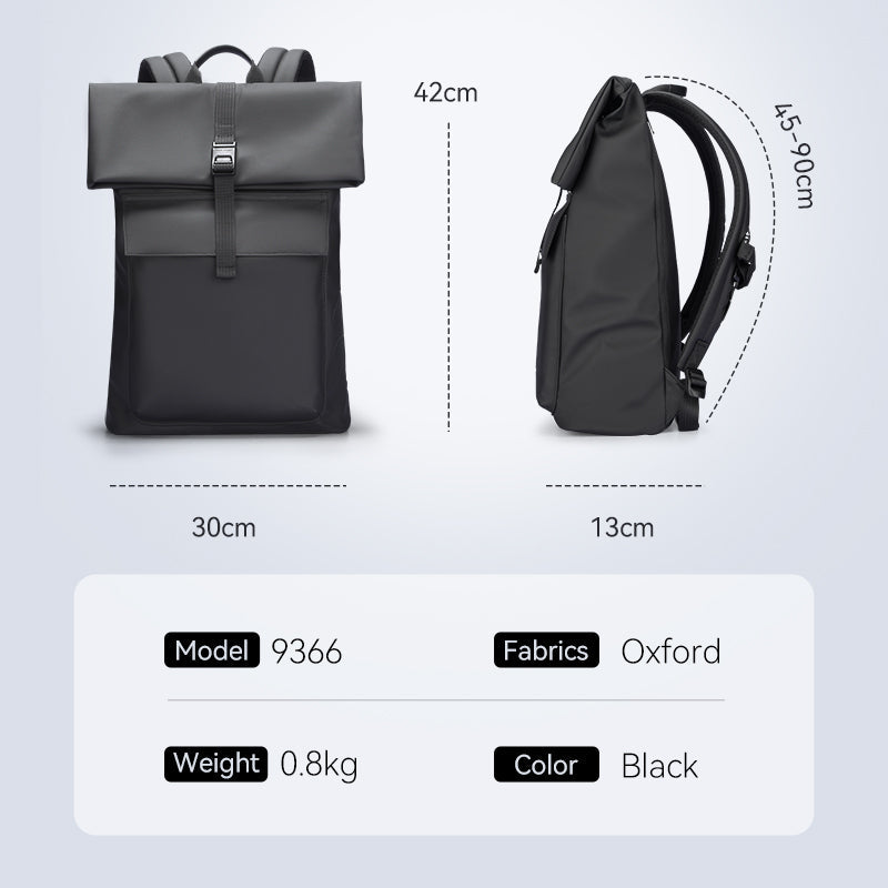 Backper Meridian Anti-Theft Oxford Backpack — lifestyle shot