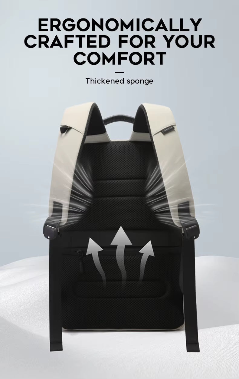 Backper Lyra Waterproof Polyester Backpack — in use