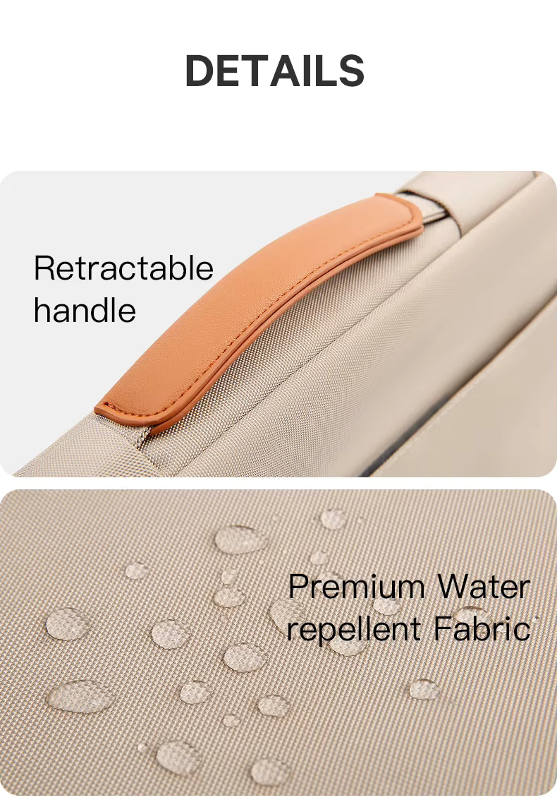 Backper Polaris Water-Resistant Polyester Laptop Sleeve backpack — in use