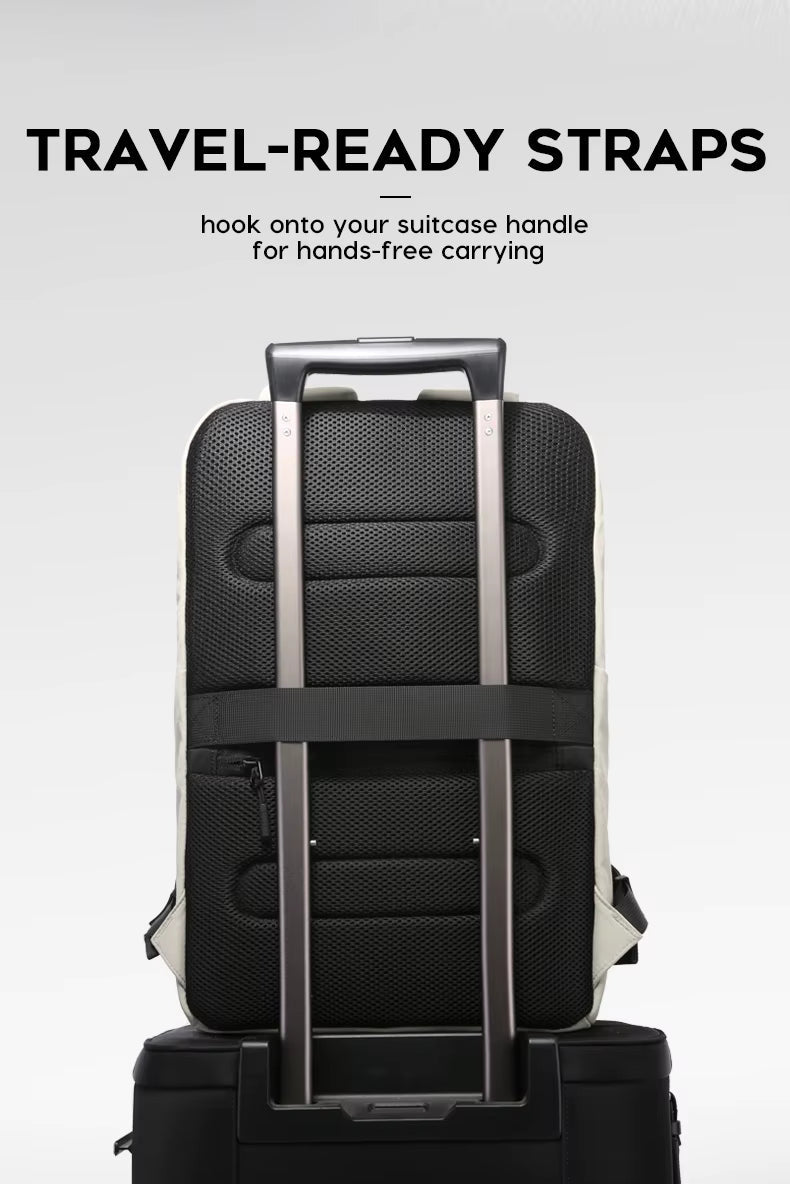Backper Lyra Waterproof Polyester Backpack — angled view