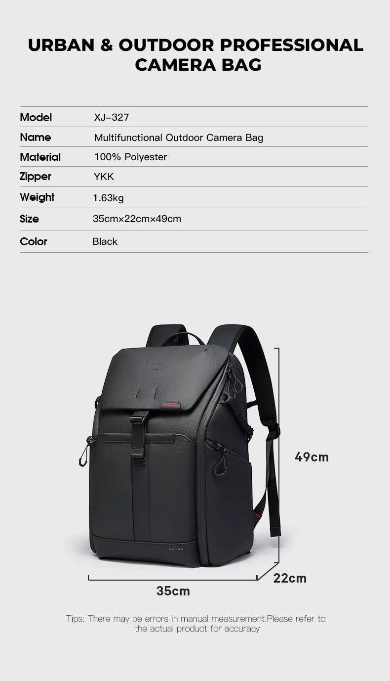 Backper Antares Waterproof Polyester Camera Backpack — shoulder strap