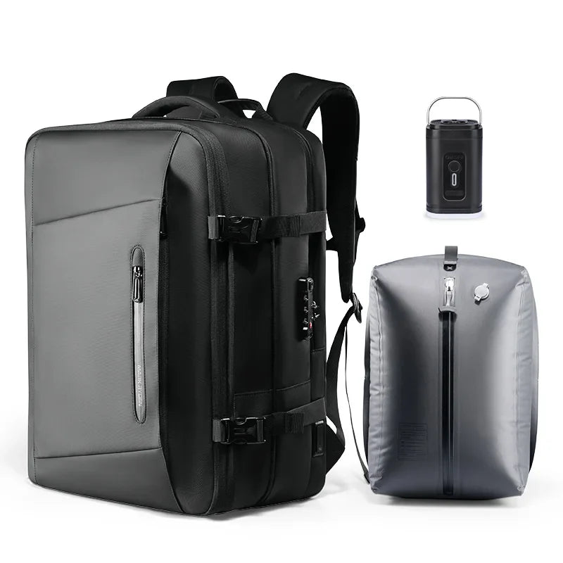 Backper Equator Travel Oxford Backpack — side detail