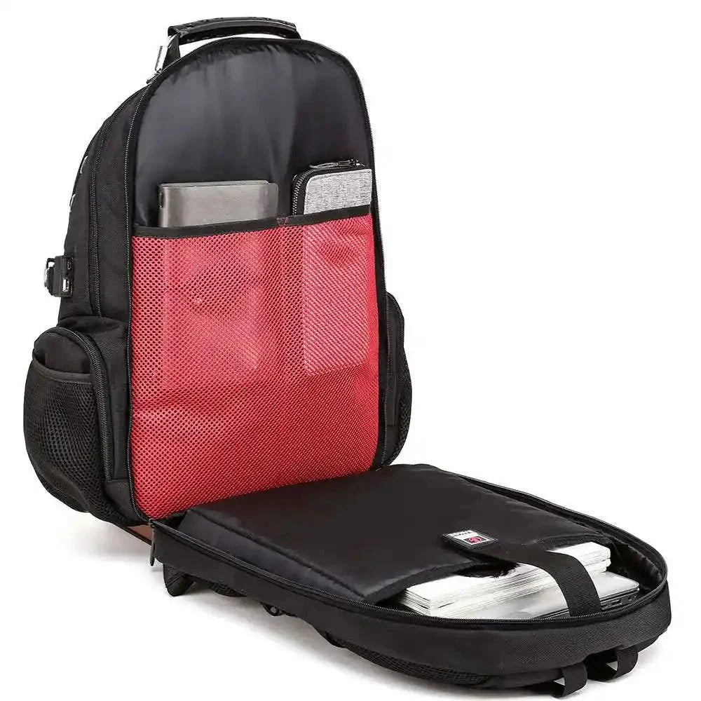 Backper Compass Waterproof Polyester Backpack — side detail