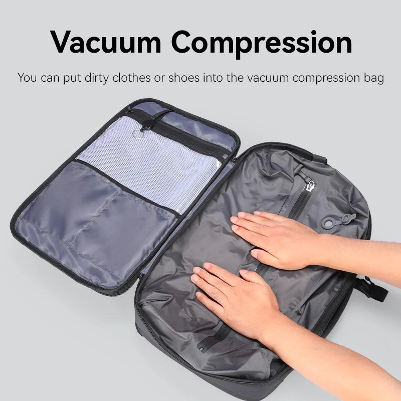 Backper Equator Travel Oxford Backpack — fabric closeup