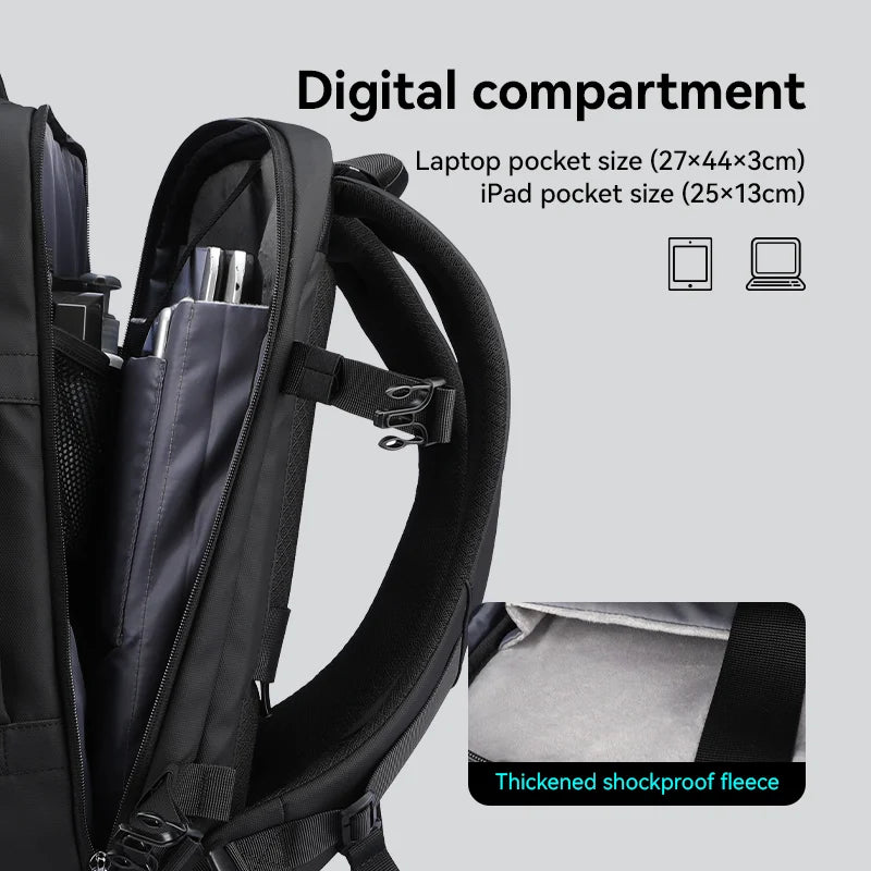 Backper Equator Travel Oxford Backpack — size reference