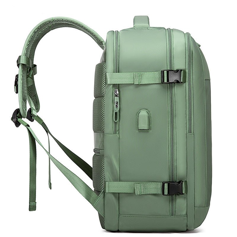 Backper Spire Anti-Theft Polyester Backpack — open view