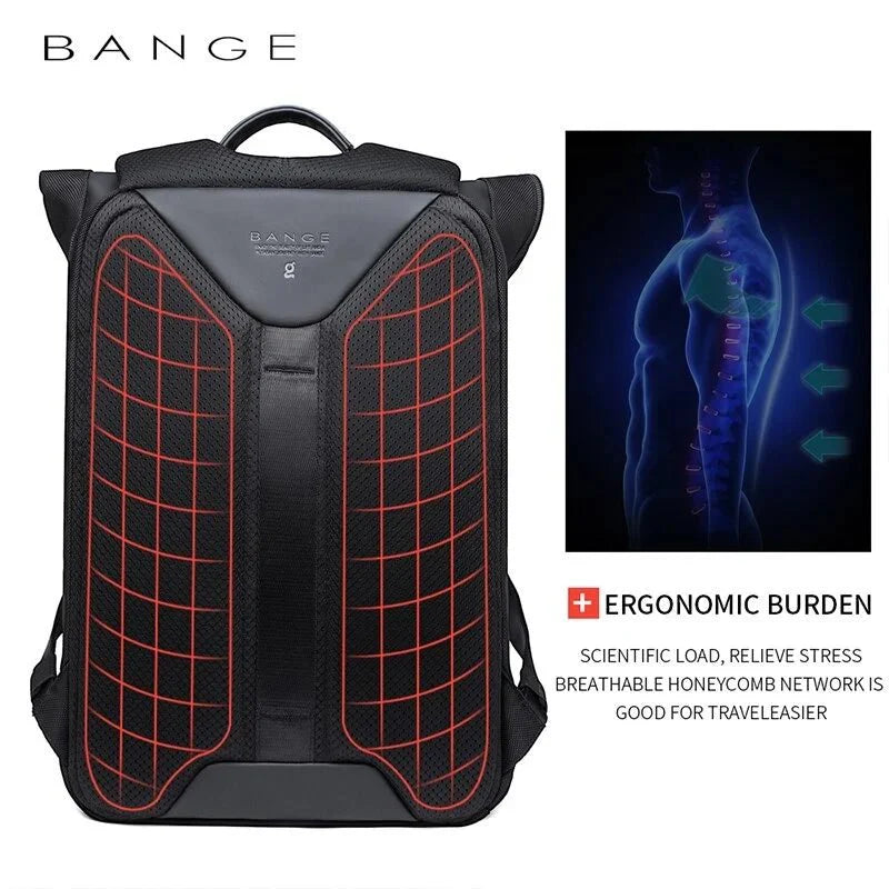 Backper Echo Anti-Theft Polyester Backpack — feature detail