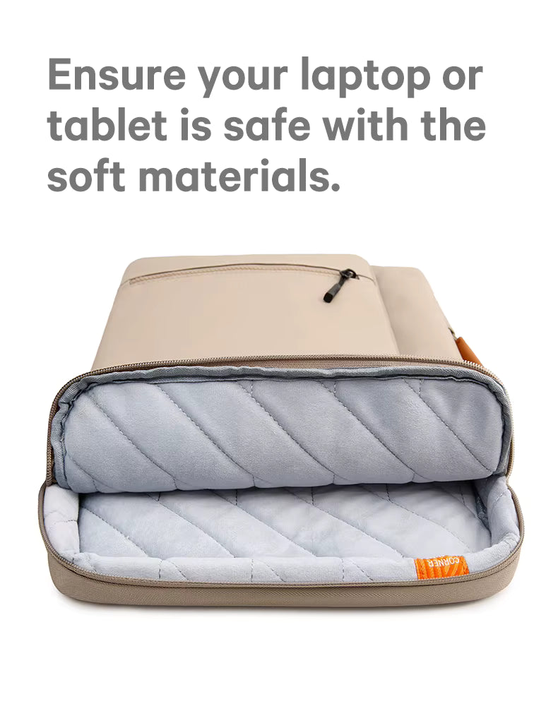 Backper Polaris Water-Resistant Polyester Laptop Sleeve backpack — size reference