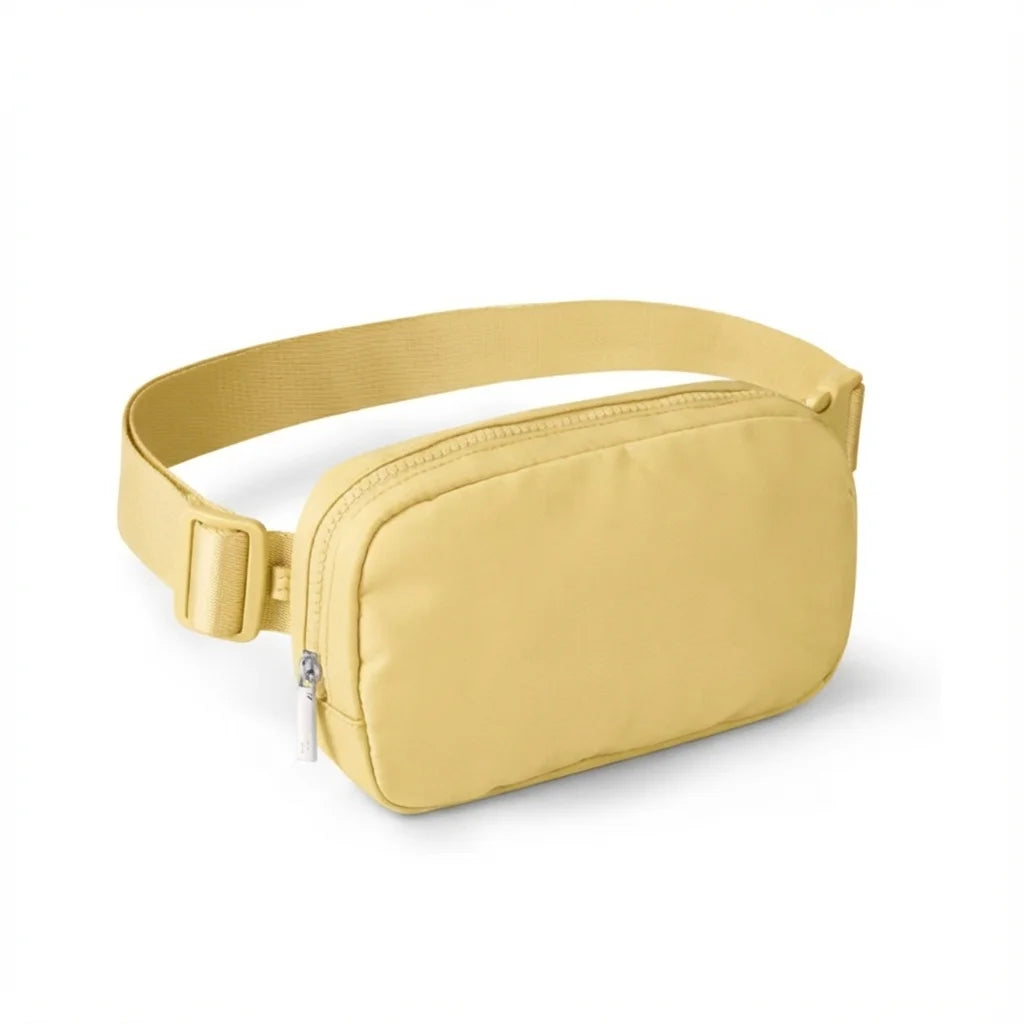Backper Leo 1L Yoga Sports Waist Bag — Butter Yellow